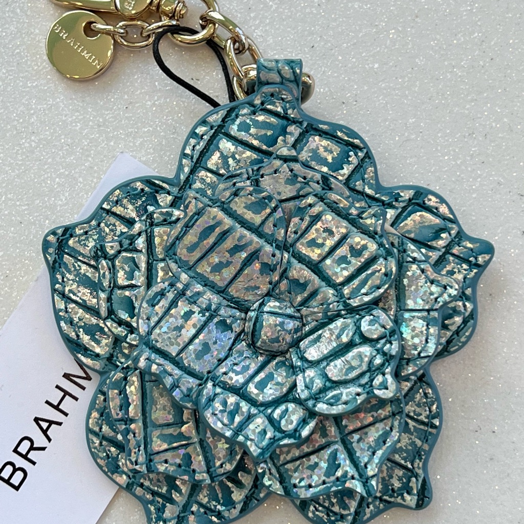 Brahmin Arctic Blue Magnolia Tassel